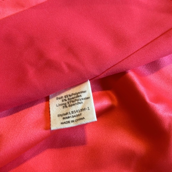 Line & Dot DELLA SKIRT - BRIGHT CORAL XS - Picture 6 of 12